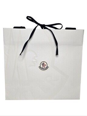 Moncler Paper Shopping Gift Bag 10 × 9.5 Inches